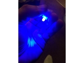 extrem klein Einzel-led-Licht gadgets Taschenlampe wenig mini kleinste winzige 3d print model - Mito3D