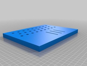 furo da placa 1ª tentativa recipientes personalizado 3d print model - Mito3D