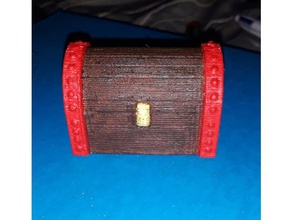 piccolo scrigno mobilia di modello petto acquario piccola tesoro cassa del 3d print model - Mito3D