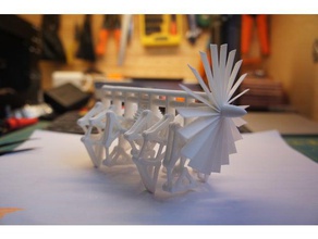 3d strandbeest elleçleme destek yazdırılabilir binalar yapılar çoklu malzeme iş ortamına uygun olmayan 3d print model - Mito3D