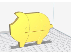 fittle pig puzzles 3d printing puzzle educational toy visually impaired 3d print model - Mito3D