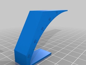 fast overhang test 3d printing tests calibration 3d print model - Mito3D