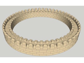 ladrillos circulares 35x 41x para exin castillos de la construcción juguetes 3d print model - Mito3D
