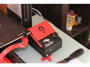lcd case cover horde logo 3d printer parts 3d print model - Mito3D