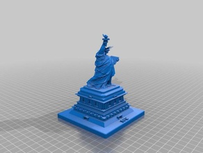 la estatua de libertad 3d impresión 3d print model - Mito3D