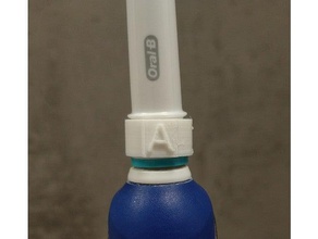 oral-b nome da marca casa de banho rótulo oralb 3d print model - Mito3D