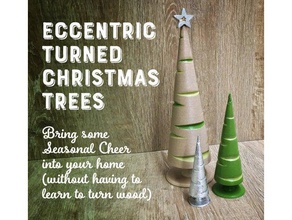 excêntrico virou árvores de natal decoração enfeite boas festas nsfw sazonal madeira peças árvore 3d print model - Mito3D