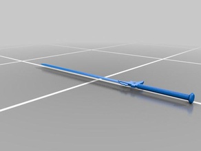 são espada A impressão 3d anime modelo kirito sword art online 3d print model - Mito3D