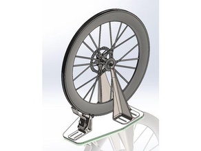 uma roda de bicicleta truing stand esporte ao ar livre 3d print model - Mito3D