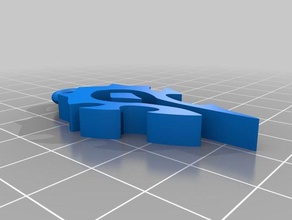horde Schlüsselanhänger 3d print model - Mito3D