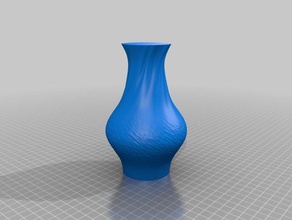 Künstlerische vase Blumen-vase madewithvasaro aus vasaro spiral twisted 3d print model - Mito3D