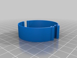 my customized clasp simpler watchband suitable casio f-91w bracelets 3d print model - Mito3D