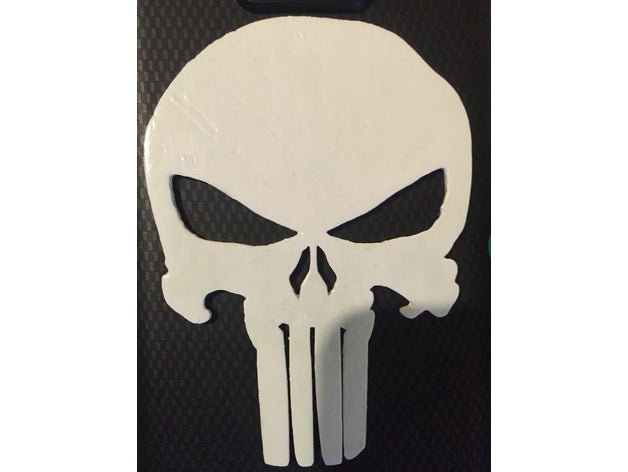 punisher sinais logotipos 3D print model - Mito3D