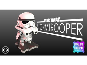 starwars stormtrooper toys games action figures collectibles collections darth vader figurines miniatures nsfw plakit purakito star wars toymaker 3d print model - Mito3D