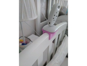 supporto per monitor de bebé da culla los juguetes juegos vigilabebés bambina bambino interfono telecámara 3d print model - Mito3D