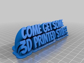 venite a ottenere alcuni stampati in 3d roba office personalizzato 3d print model - Mito3D