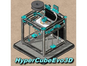 hypercubeevo3d Drucker corexy evolution hypercube imprimante3d 3d print model - Mito3D