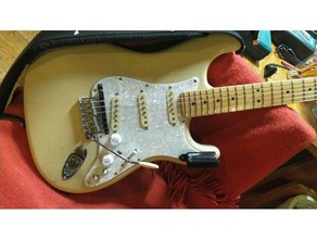 guitarra slide titular stratocaster música 3d print model - Mito3D