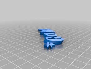 keychain goebel organization customized 3d print model - Mito3D