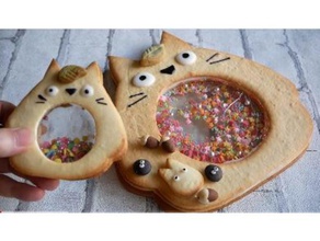 totoro window cookie 3d printing cookie cutter ghibili ghibli kitchen totoro cookie