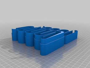 aa battery dispencer organization customized 3d print model - Mito3D