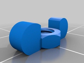 m4 porca ender 3 filamentos de rolos guia partes personalizado 3d print model - Mito3D