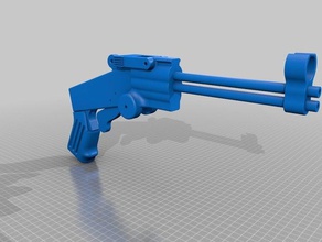 m6 scout pistol replicaprop mechanical toys 3d print model - Mito3D