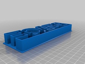 paz cortador de cookie a cozinha jantar personalizado 3d print model - Mito3D