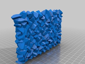 meine maßgeschneiderte Stein-Mauer 22 Requisiten 3d print model - Mito3D