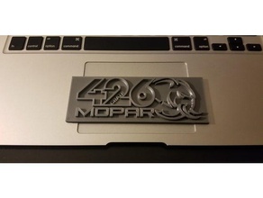 helliphant badge automobile 3d print model - Mito3D