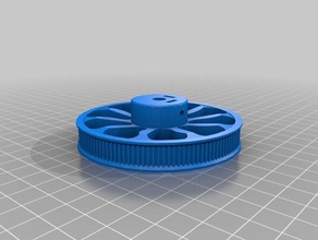 gear wheel 1mm step rubber band engineering 3d print model - Mito3D