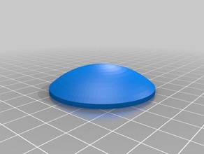 my customized parametric plano convex spherical lens parts 3d print model - Mito3D