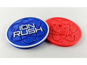 ion rush team coin sport outdoors adl nerf 3d print model - Mito3D