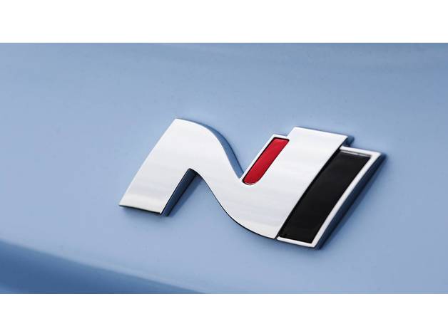 n-logo hyundai decor i30n namyang veloster 3D print model - Mito3D