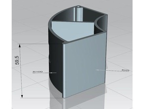 fillament spool-inlay Schublade spool-Veranstalter Container kstchen schublade 3d print model - Mito3D