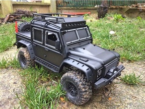 armor trx4 defender type lav rc gang 93 vehicles armored blindage crawler car remote control scale scaler traxxas trx-4 3d print model - Mito3D