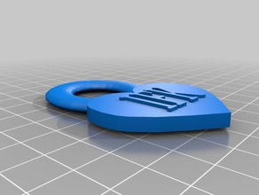 ifk pendant jewelry 3d print model - Mito3D