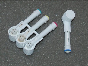 oral-b diş fırçası kapağı özelleştirilebilir banyo customizer tutucu Seyahat seyahat çantası 3d print model - Mito3D