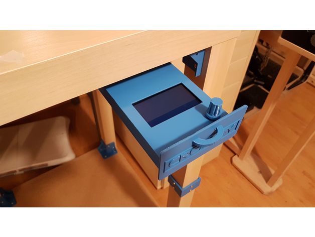 display drawer ender 3 pro 3d printer parts 3D print model - Mito3D