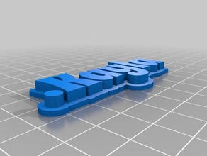 kayla pembe heykeller özelleştirilmiş 3d print model - Mito3D