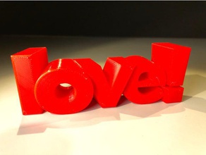love signs logos happy holidays holiday decor decoration decorations you valentine valentinesday valentines day gifts 3d print model - Mito3D