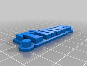 tinus azul esculturas personalizado 3d print model - Mito3D