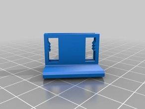 doppelrollo klemme Ersatz-Teile plissee rollo 3d print model - Mito3D