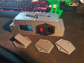 3d printer power junctionbox 20x20 accessories junction box 3d print model - Mito3D