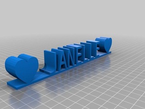 janelle 3d l'impression 3d print model - Mito3D