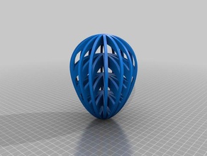 huevo de decoración en 3d la pascua 3d print model - Mito3D