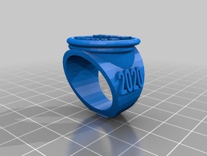2020 class ring 3d printing 3d print model - Mito3D