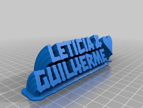 leticia guilherme office customized 3d print model - Mito3D