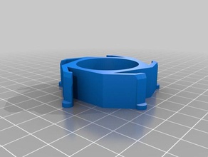 54mm bobine hub adaptateur L'imprimante 3d de pièces personnalisé 3d print model - Mito3D