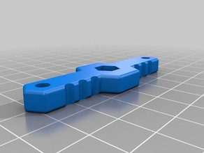 8mm dado chiave portachiavi 3d stampa 3d print model - Mito3D